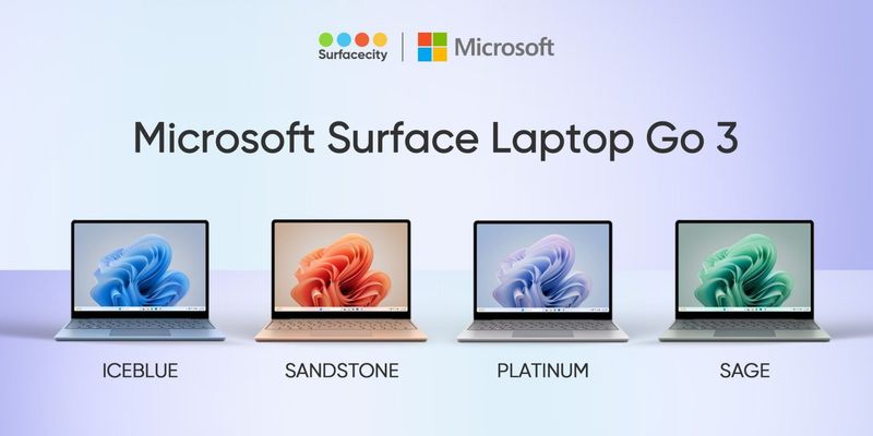 Surface Laptop Go 3 có 4 tùy chọn màu sắc thời thượng 