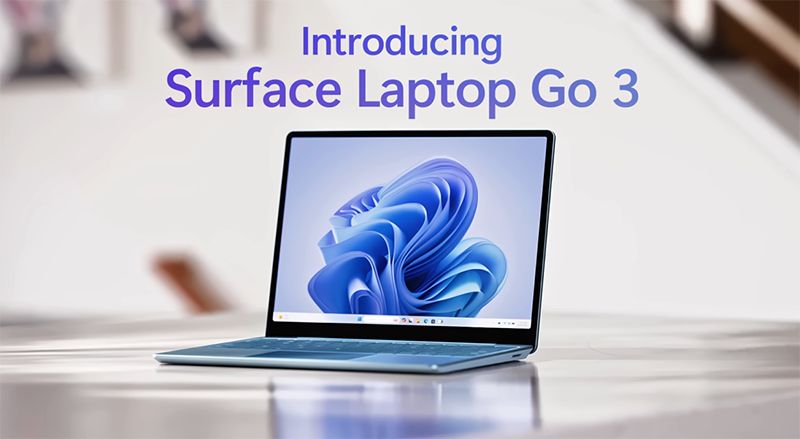 Màn hình Surface Laptop Go 3 12.4 inch cảm ứng sắc nét 