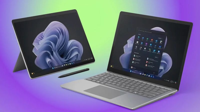 Surface Pro 10 và Surface Laptop 6 mẫu tiêu dùng