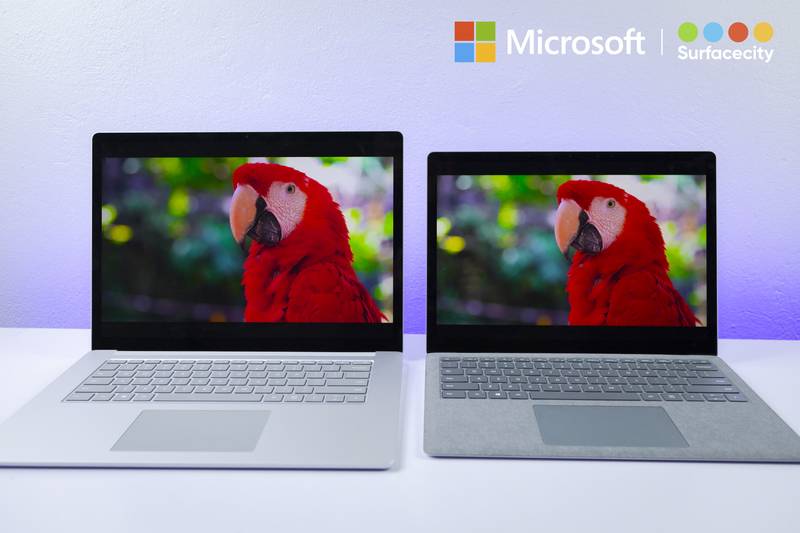 Màn hình tỷ lệ 3:2 truyền thống dòng Surface Laptop