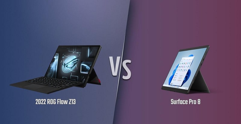 so sánh surface pro 8 với các mẫu laptop cùng phân khúc