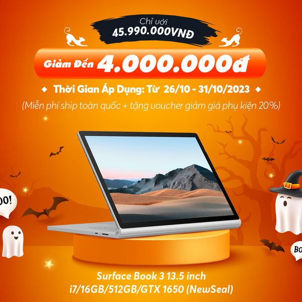 Khuyến mãi Halloween giảm 4.000.000 đồng