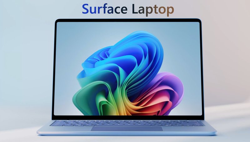 Thiết kế mới màn hình viền mỏng hơn, rộng hơn và sắc nét hơn trên Surface Laptop 7