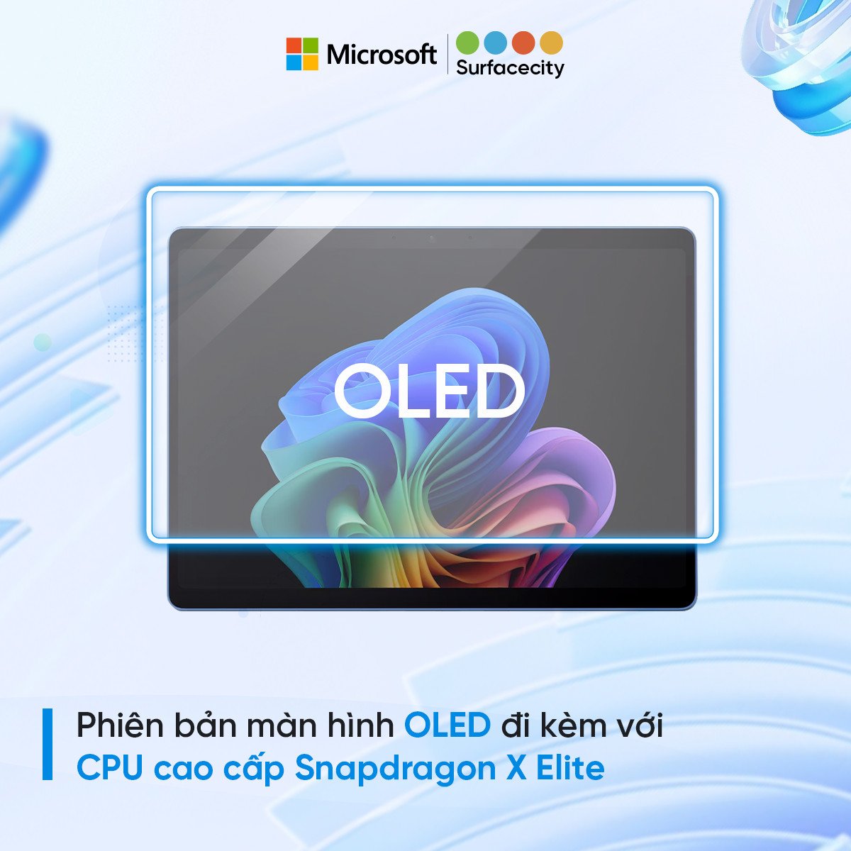 Màn Hình OLED có trên Surface Pro 11