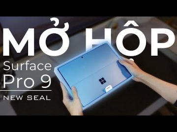 M? h?p Surface Pro 9 và b? bàn phím màu xanh Sapphire - Gi?m ngay 2 Tri?u